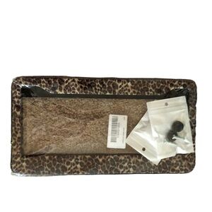 License Plate  Frame Leopard Print Aluminum Size 12.2X6.3” New Hardware